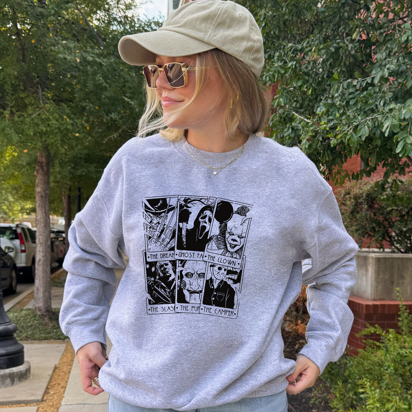 Horror Tarot Cards Graphic Hoodie/Crewneck/T-Shirt