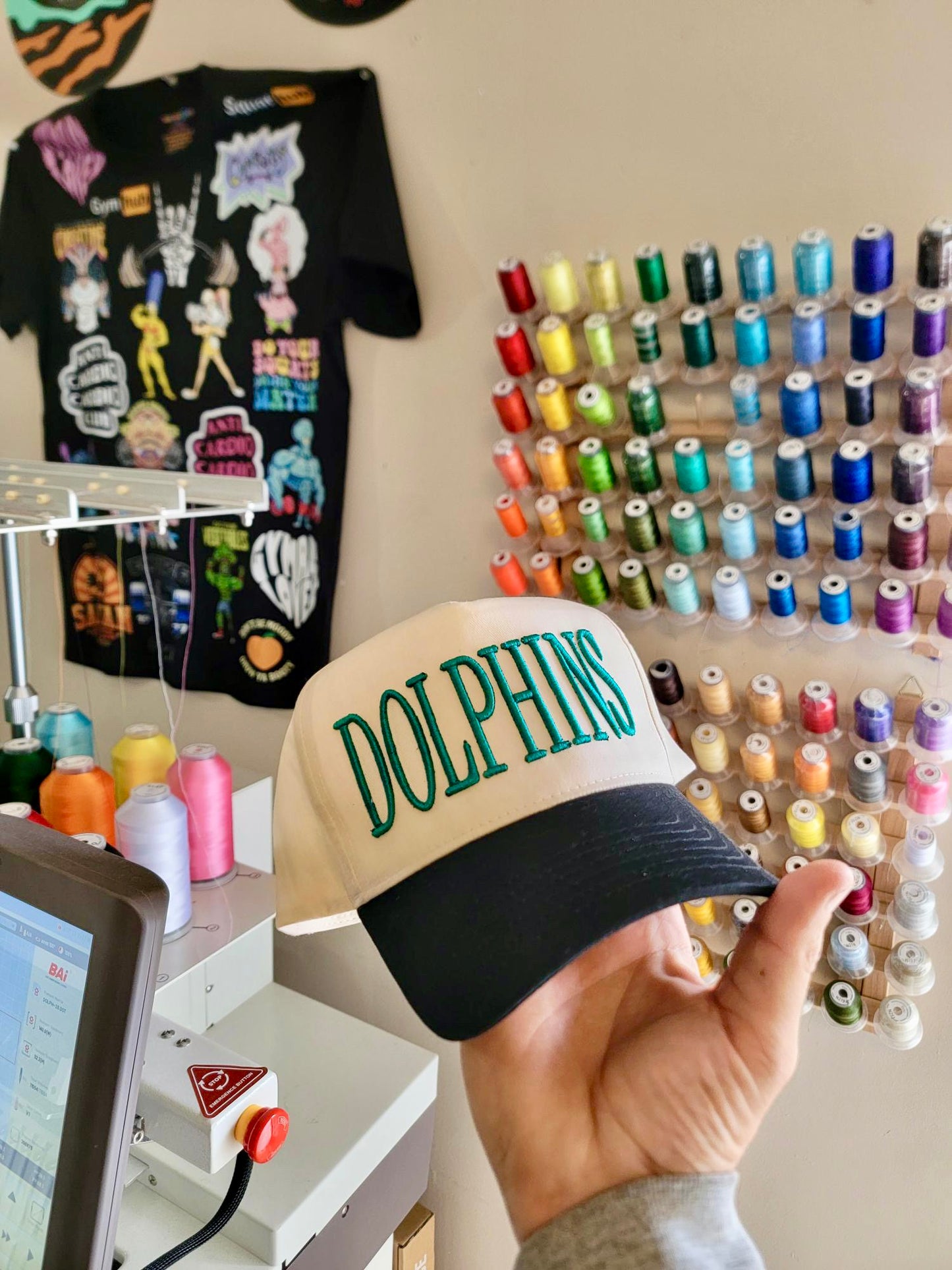 NFL Custom Puff Embroidered Trucker Hat