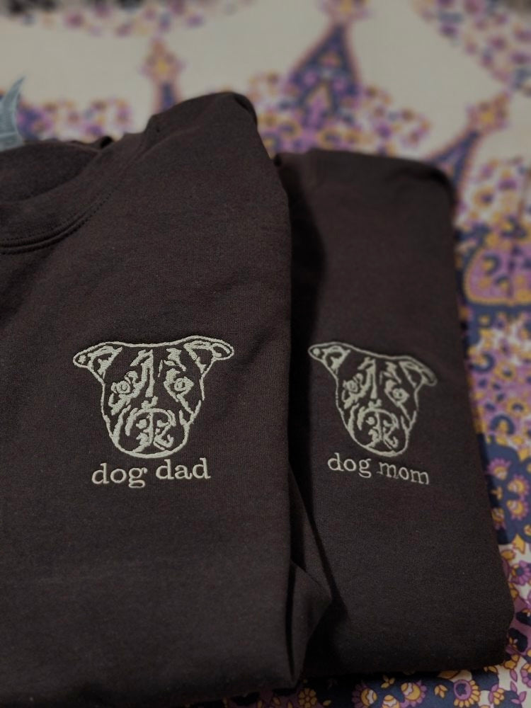 Pet Face Custom Embroidered Sweater