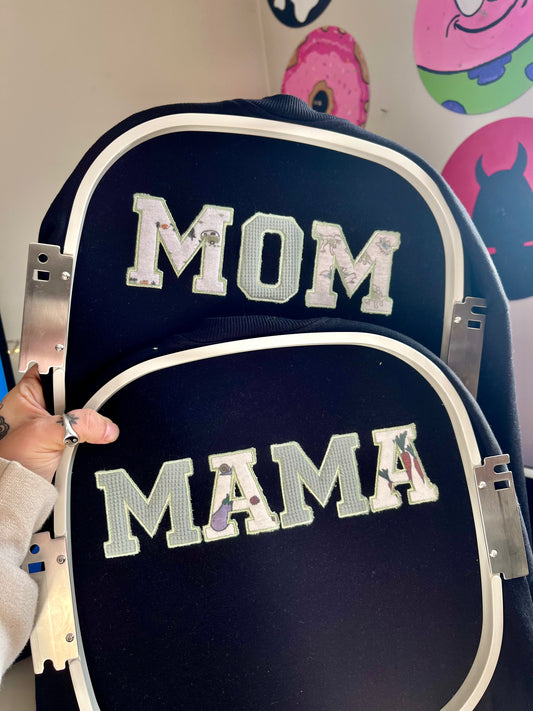 Baby Onesie Custom Keepsake Embroidered Sweaters *FONT OPTION 2*