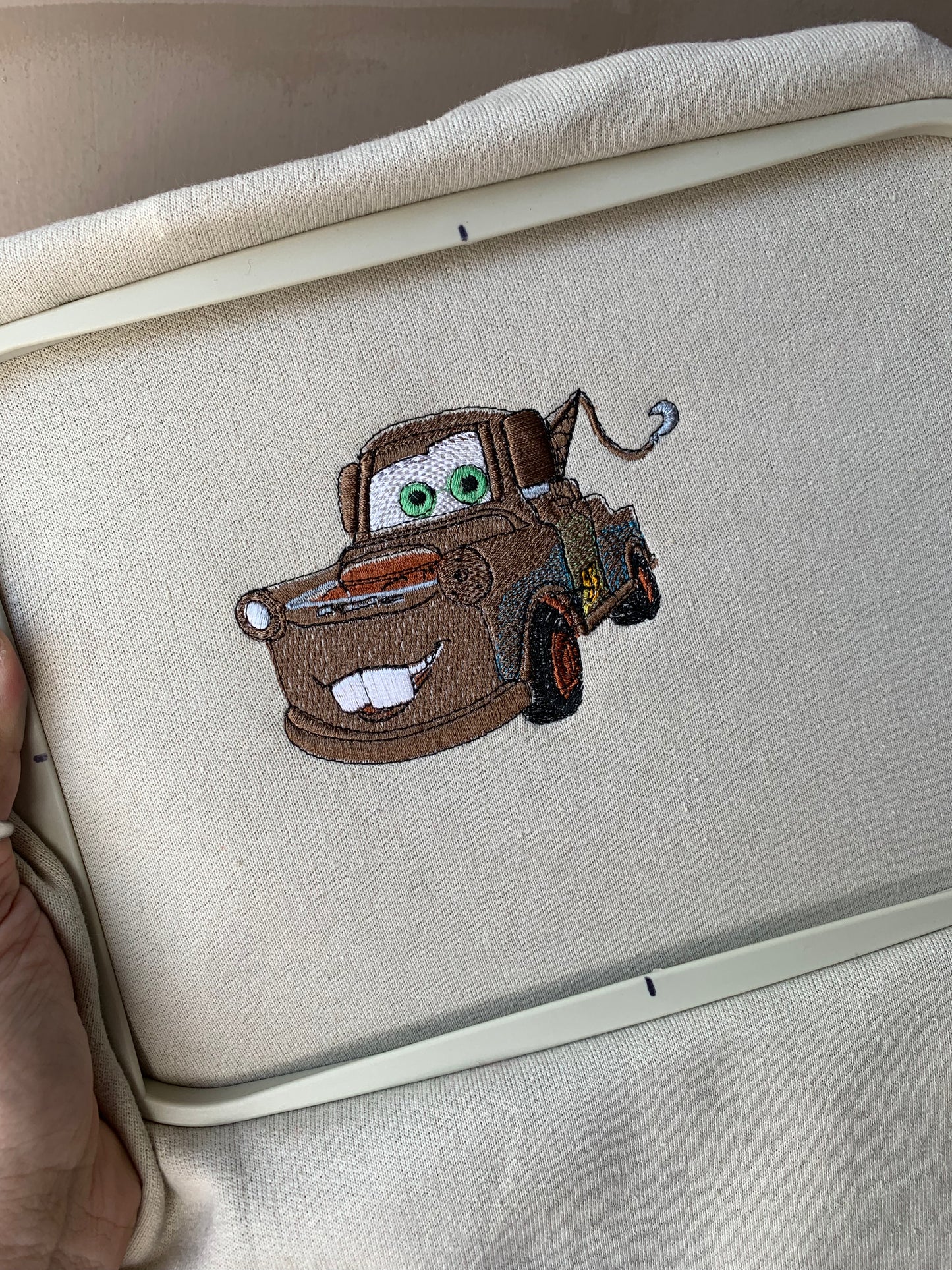 Tow Mater Embroidered Sweater