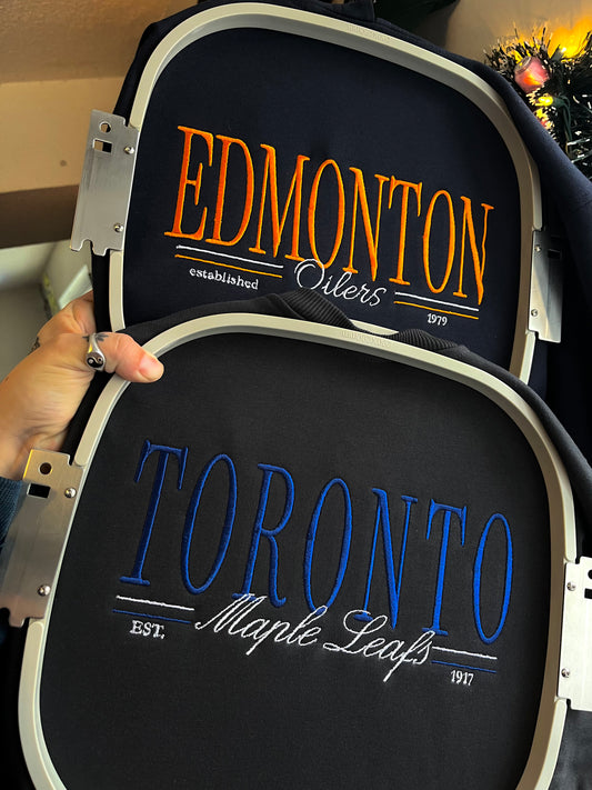 Choose Your Team NHL 'Vintage' Embroidered Sweater