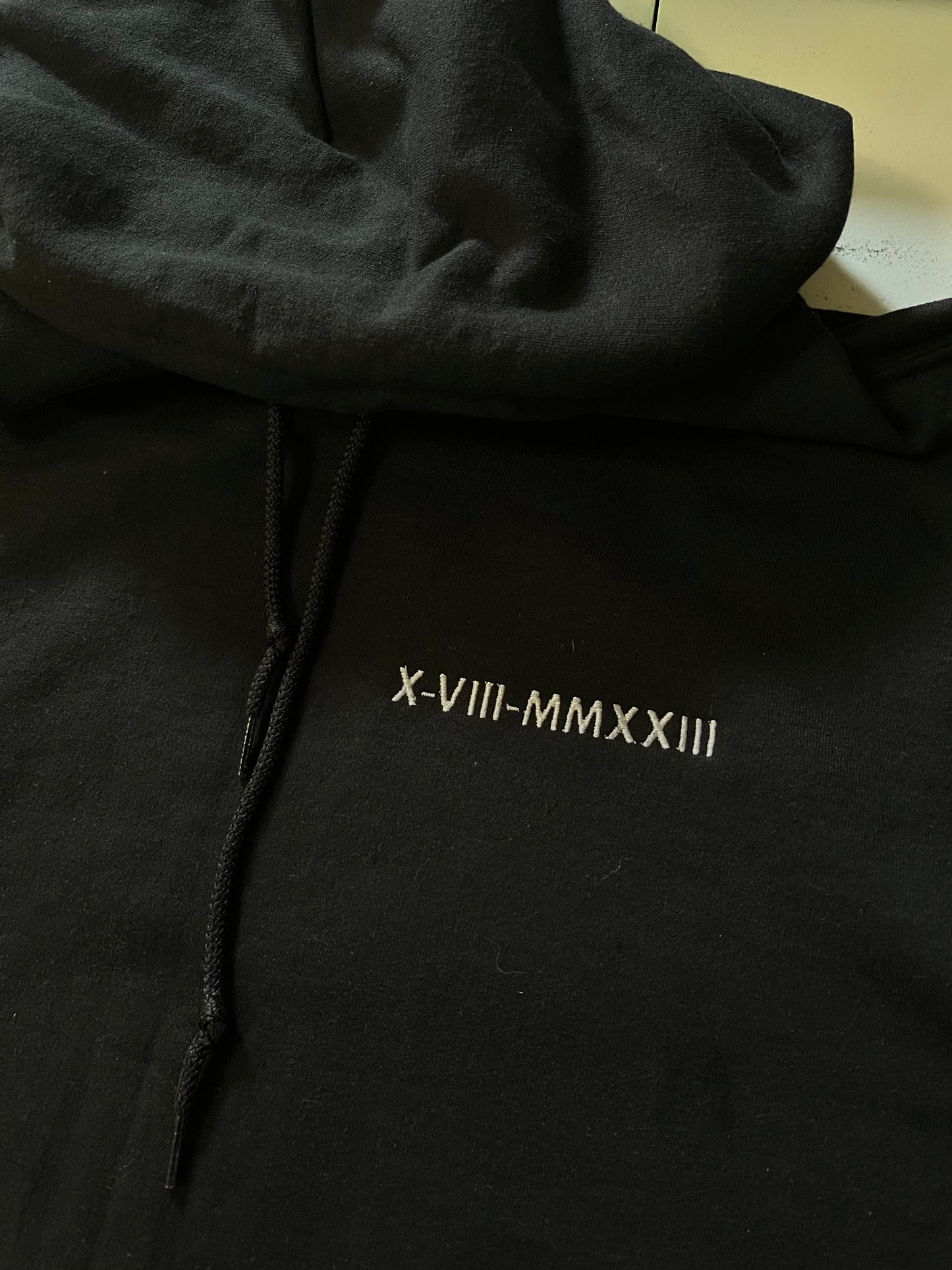 Roman Numeral Custom Embroidered Sweater