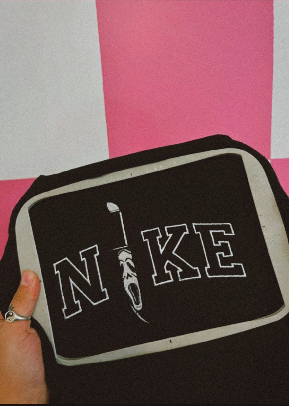 Ghostfxce Knife Embroidered Sweater