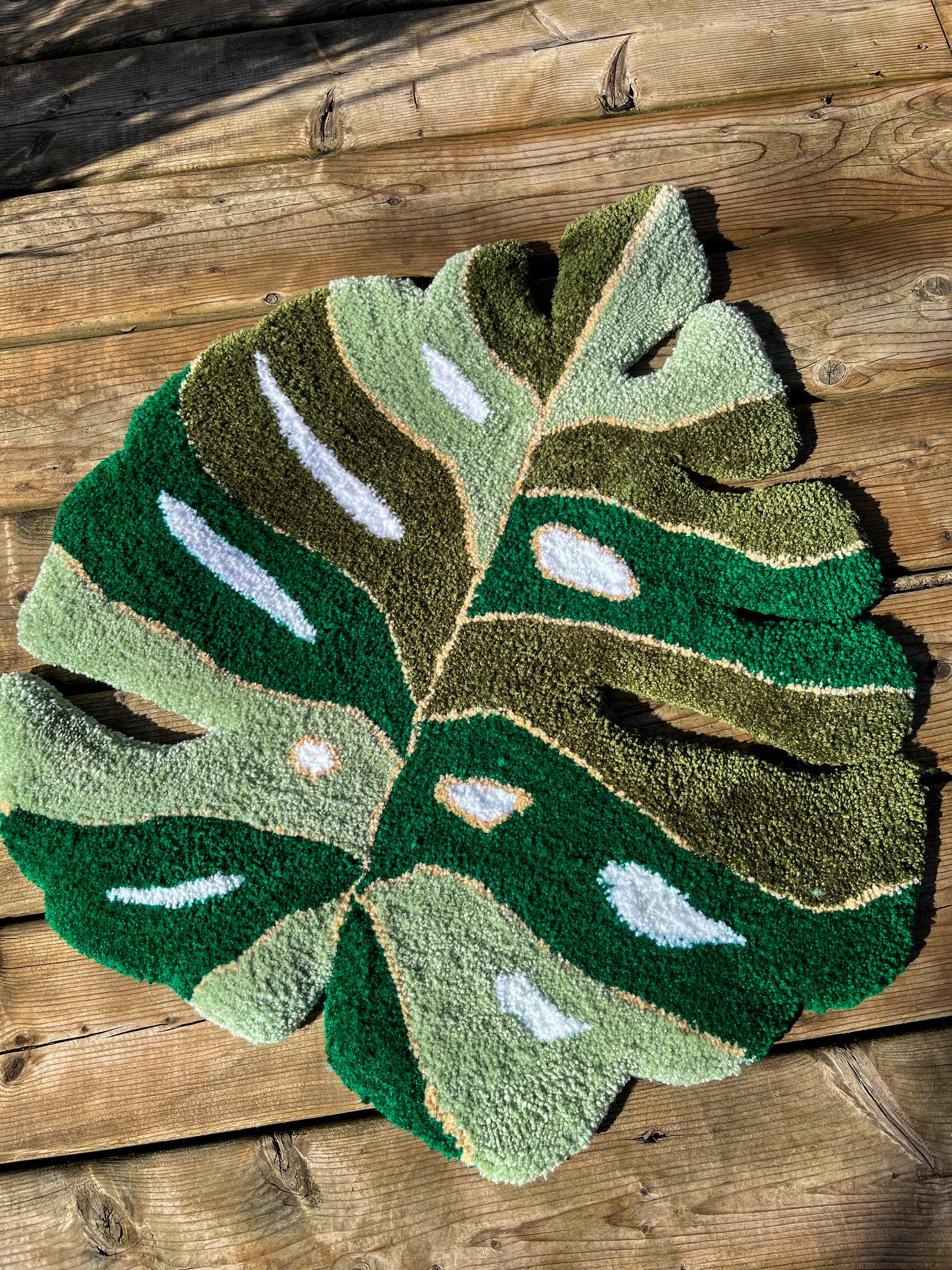 Monstera Leaf Rug