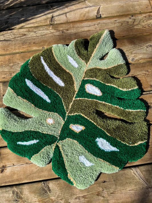 Monstera Leaf Rug