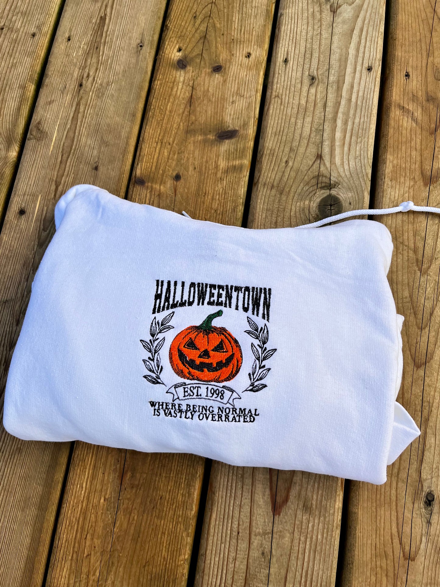 HalloweenTxwn Embroidered Sweater