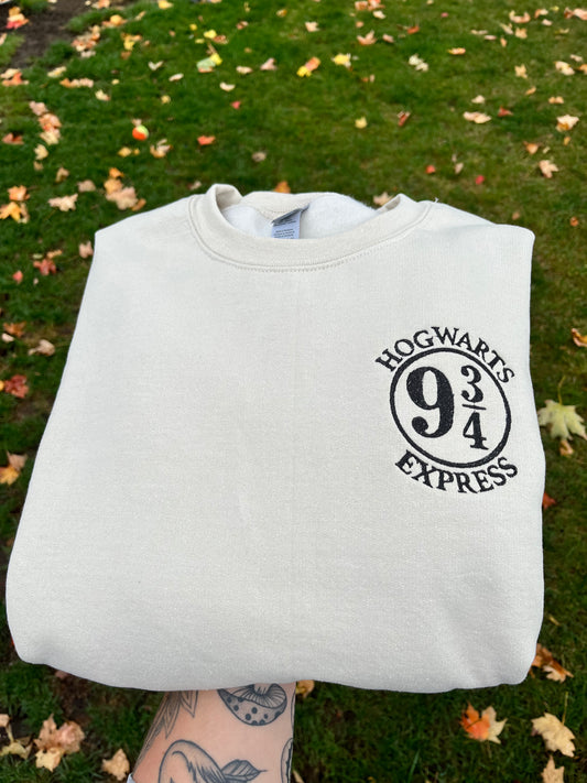 Hogwarts Express Embroidered Sweater