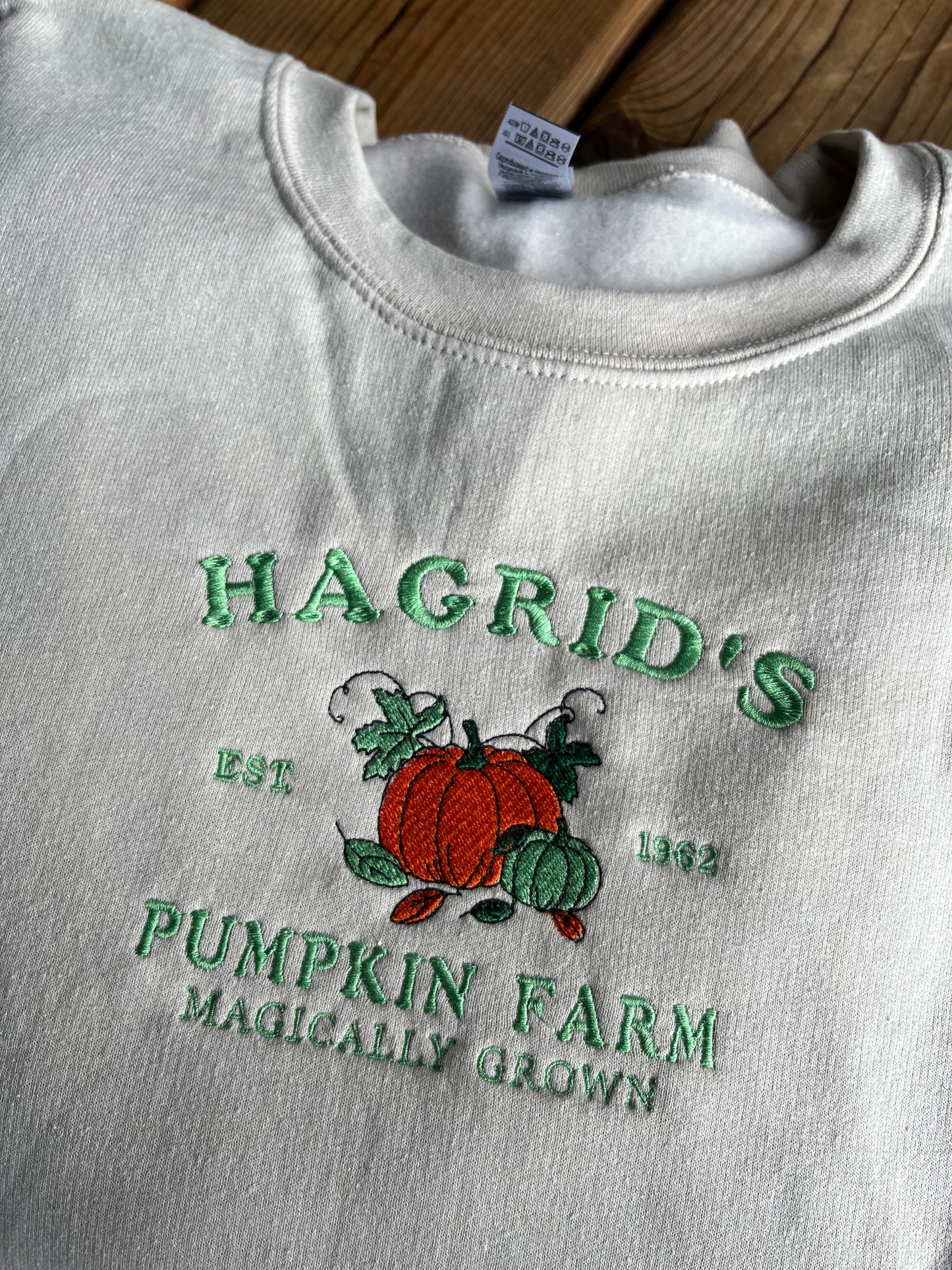 Hagrid's Pumpkin Farm Embroidered Sweater