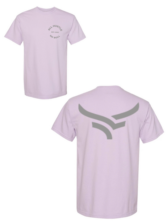 Torro Bull Logo Pressed Oversized T-Shirt (Lilac)