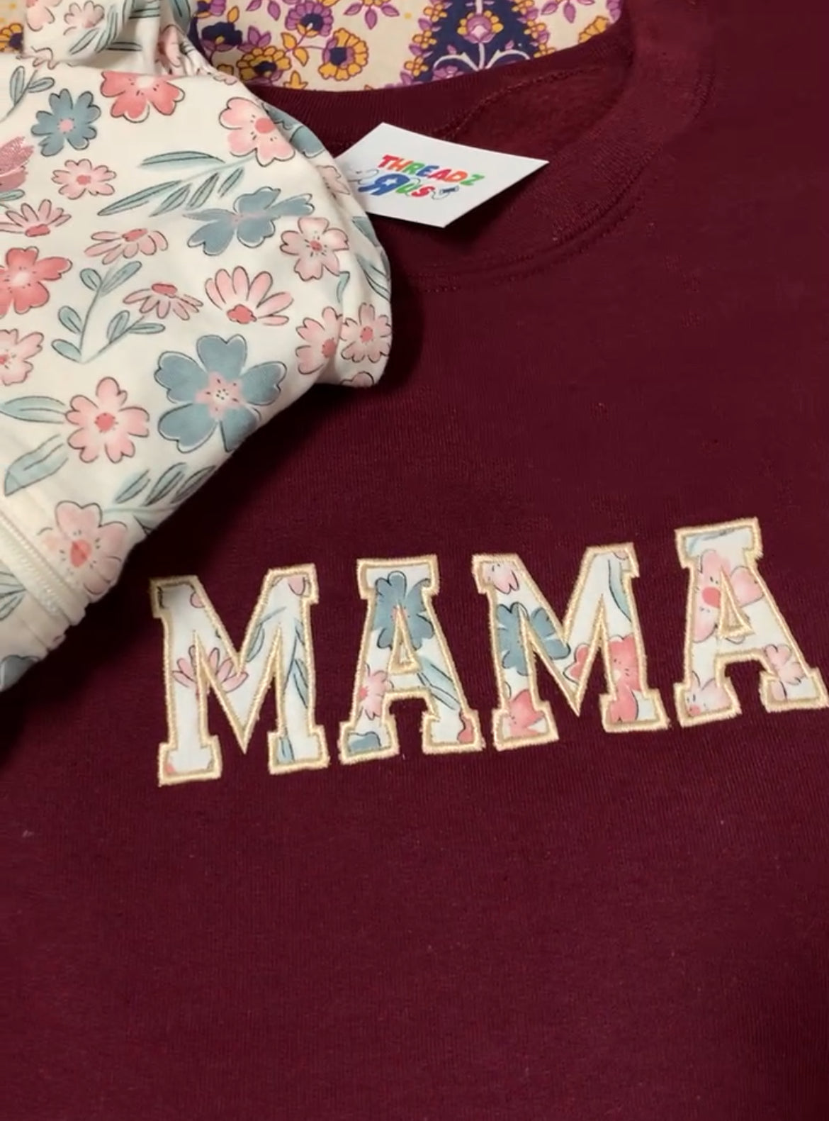 Baby Onesie Custom Keepsake Embroidered Sweaters *FONT OPTION 2*