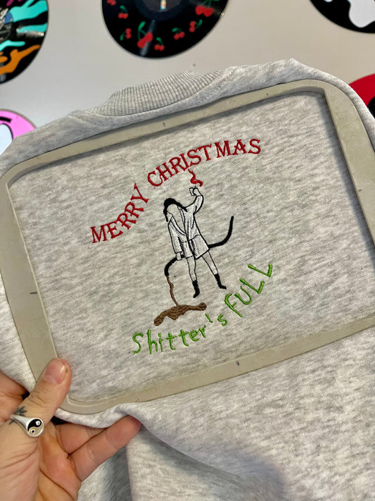 Shitter's Full Embroidered Sweater