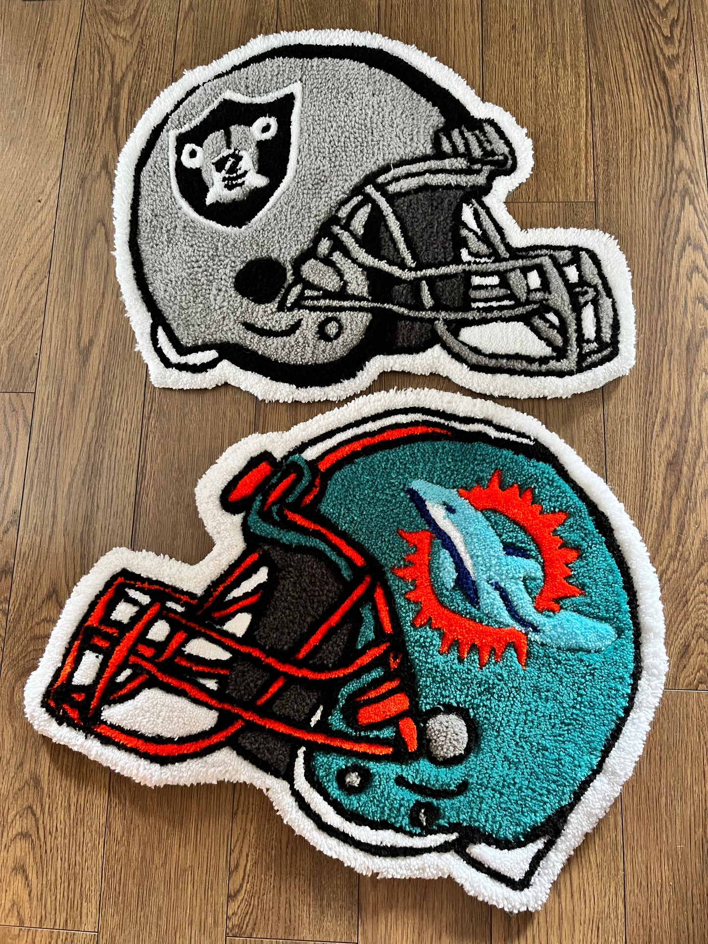NFL Helmet Choose Your Football Team Handtufted Rug