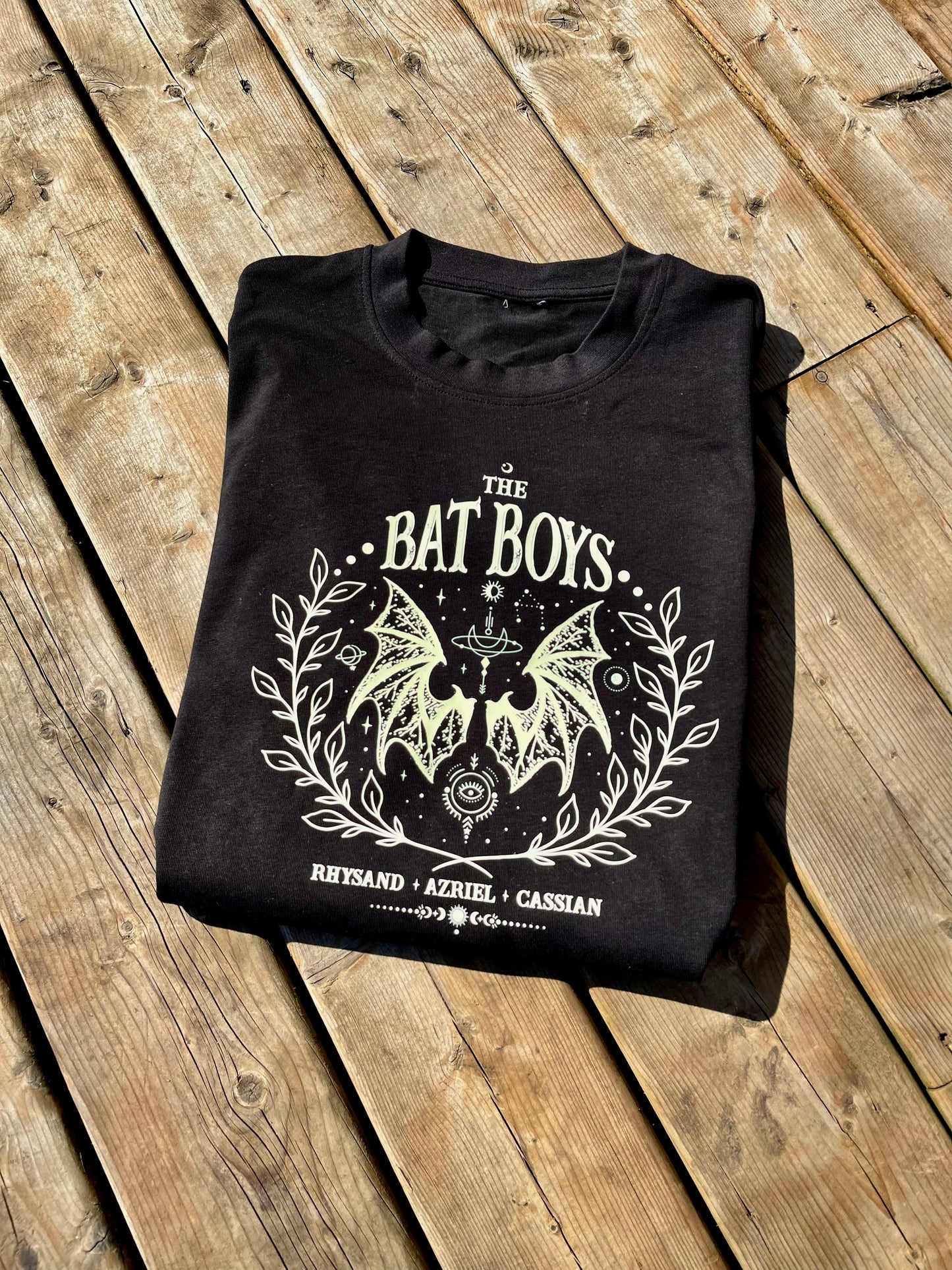 Bat Boys Graphic T-Shirt (Cass, Az & Rhys- ACOTAR)