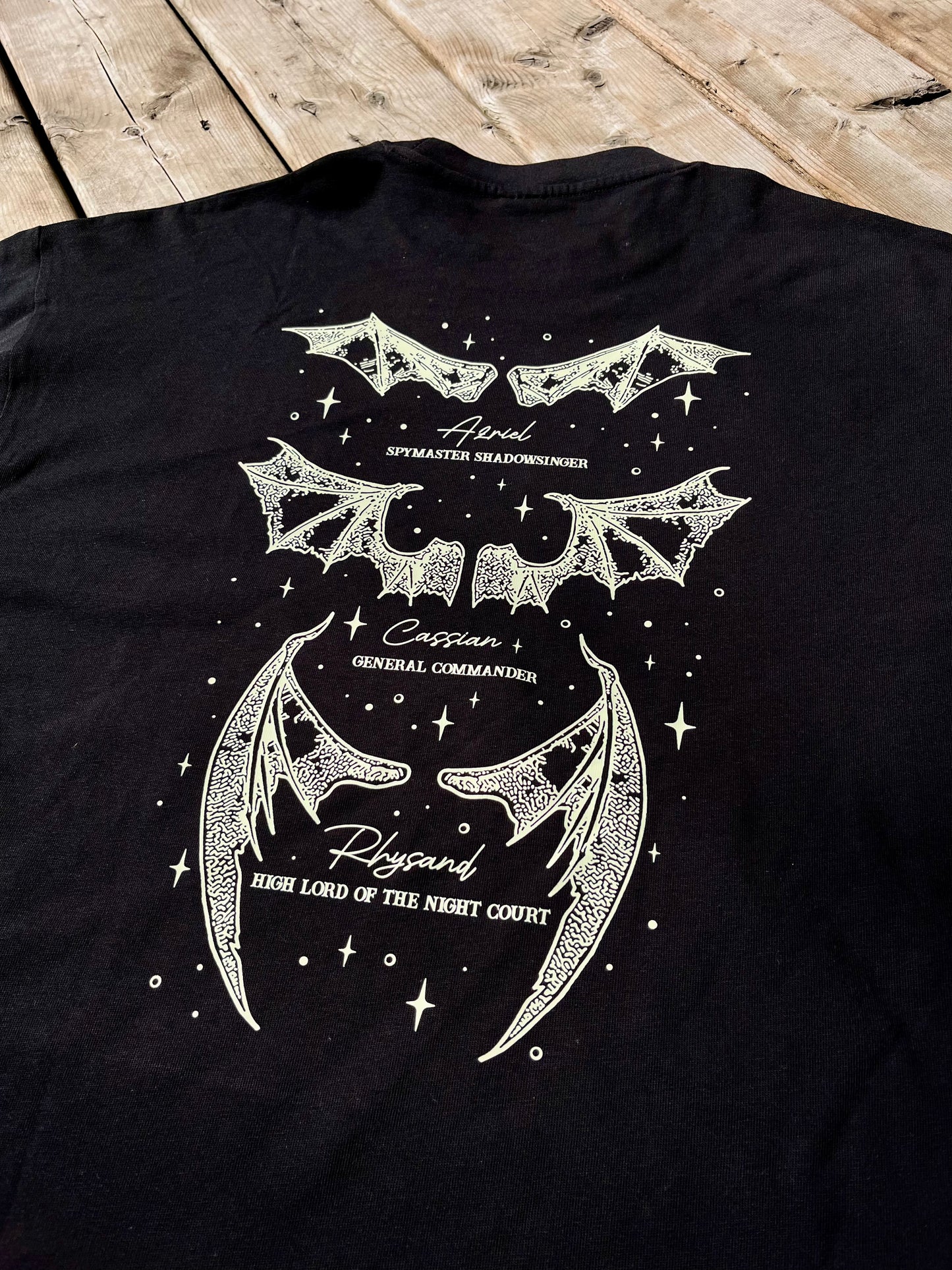 Bat Boys Graphic T-Shirt (Cass, Az & Rhys- ACOTAR)