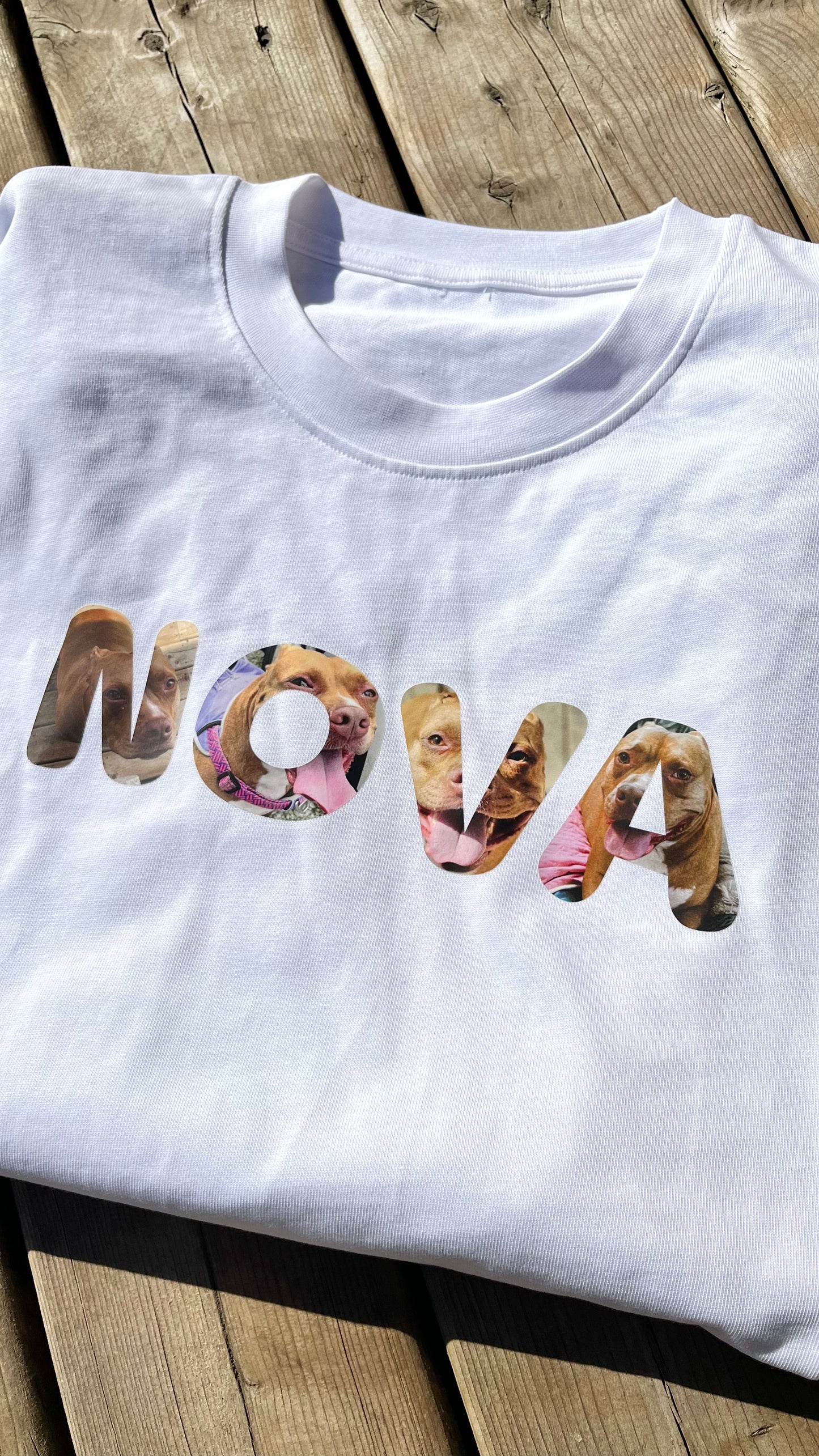 Customizable Image in Lettering T-Shirt