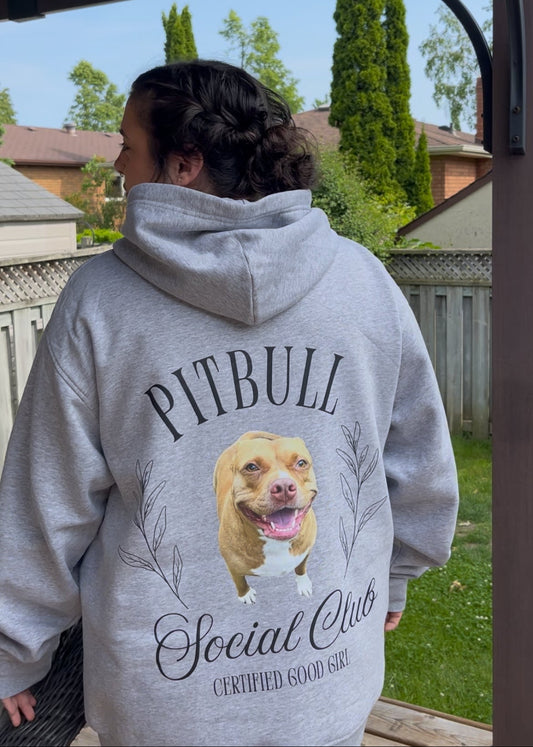 Custom Dog Breed Social Club Graphic Sweater