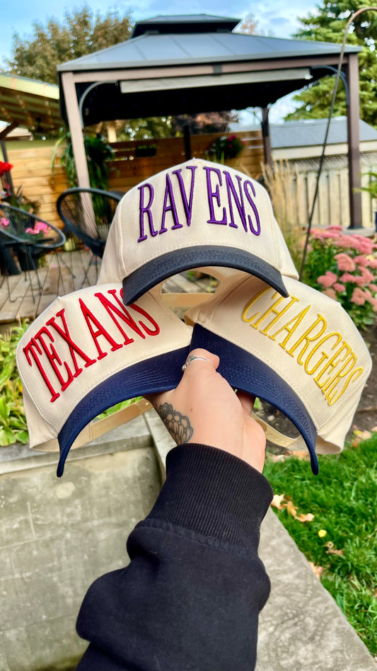 NFL Custom Puff Embroidered Trucker Hat