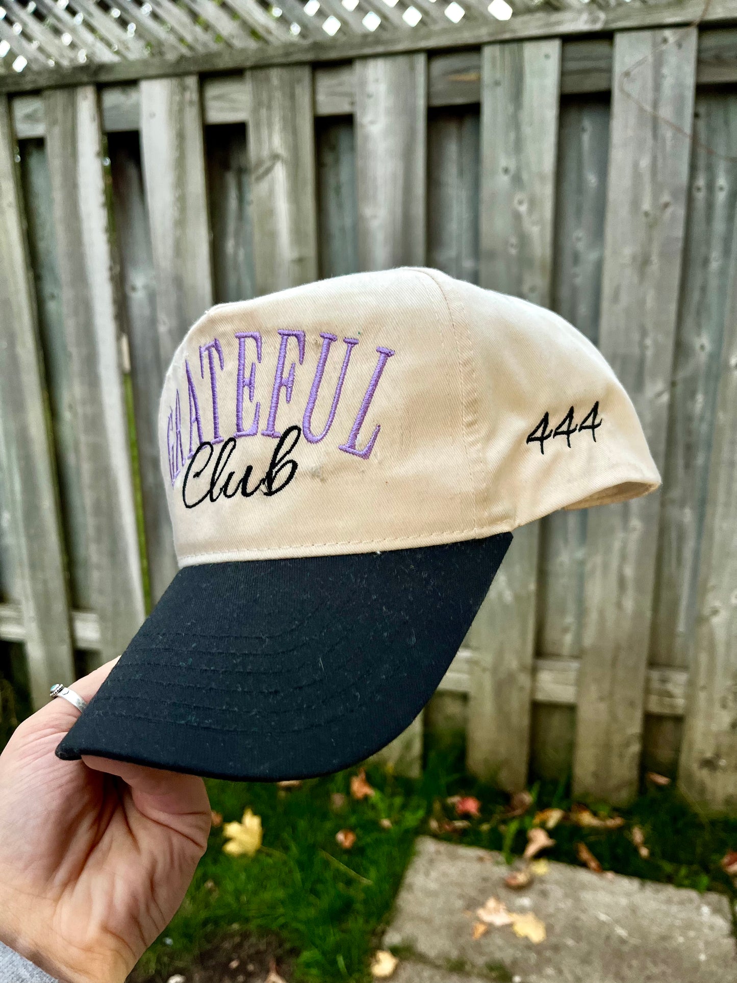 Grateful Club Embroidered Trucker Hat (9 Hat Colours & Custom Thread Options)