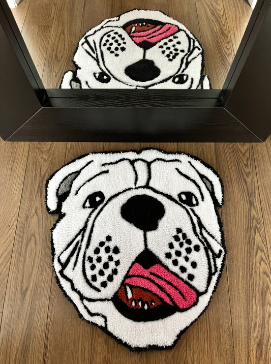 Personalized Pet Portrait Handtufted Rug (Simplified Version)