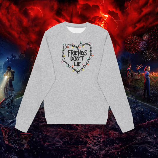 Friends Don't Lie Embroidered Sweater