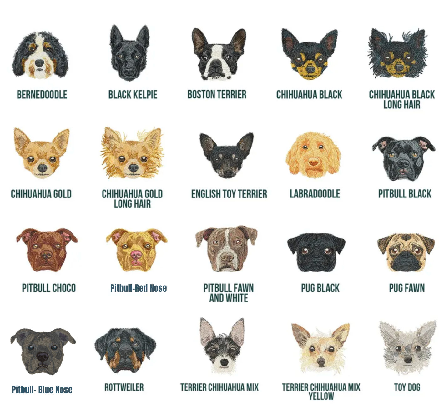 The Canine Collection: Choose Your Dog Breed Embroidered Joggers (Over 40 Breeds To Choose From) (Copy)