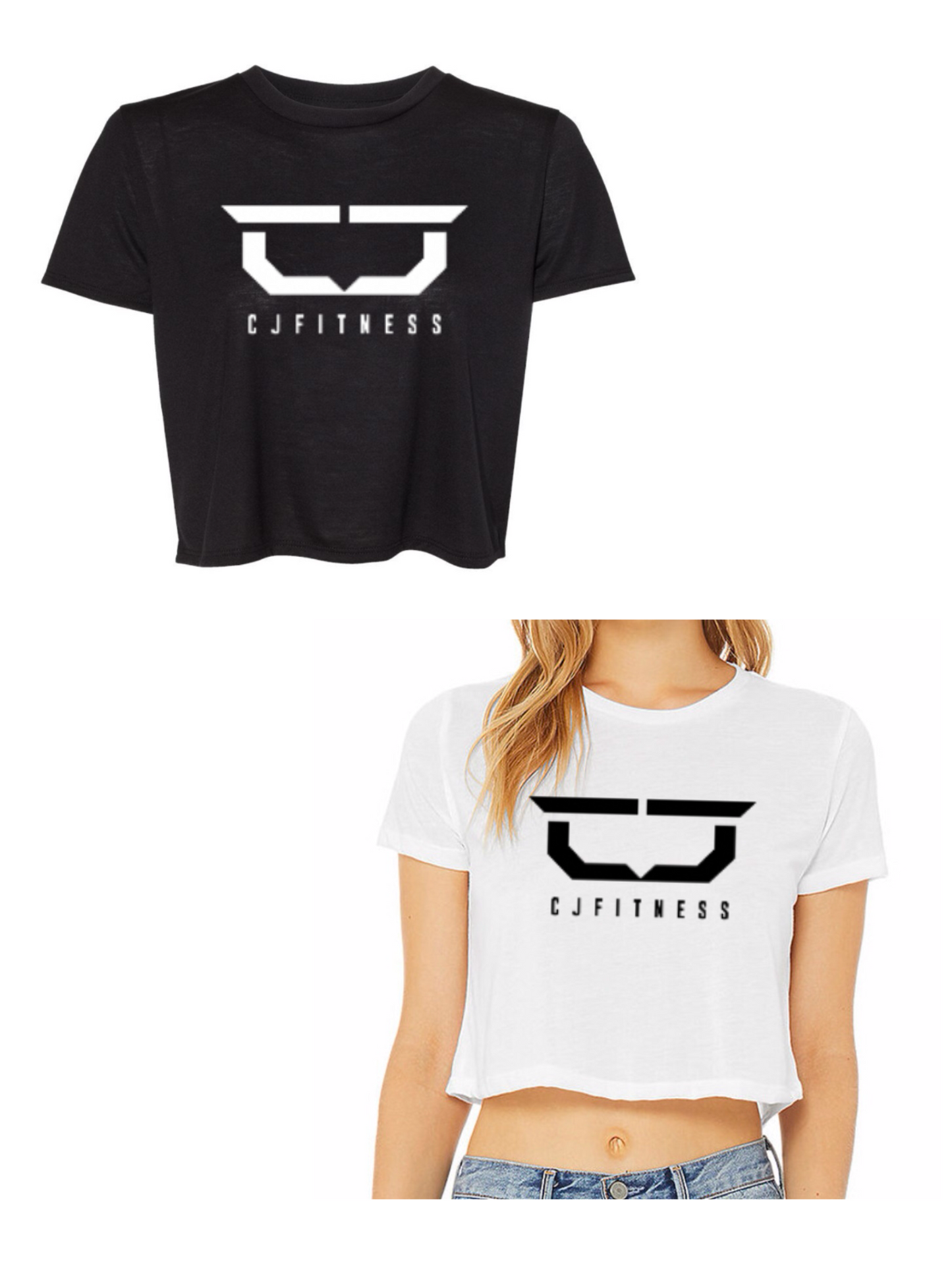 CJFitness Lightweight Flowy Cropped Tee