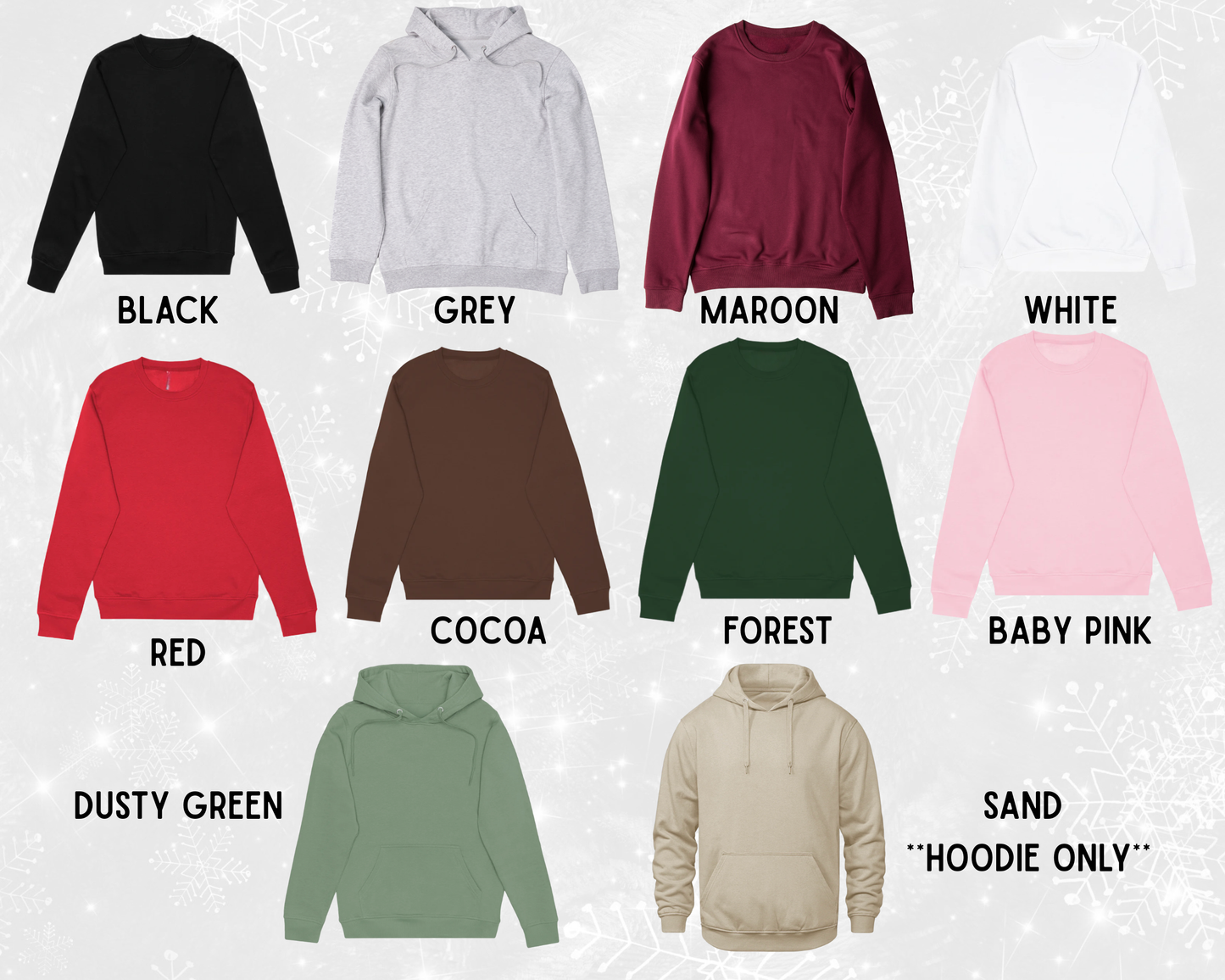 Dreaming Of A Hogwarts Christmas Embroidered Sweater *Customizable*