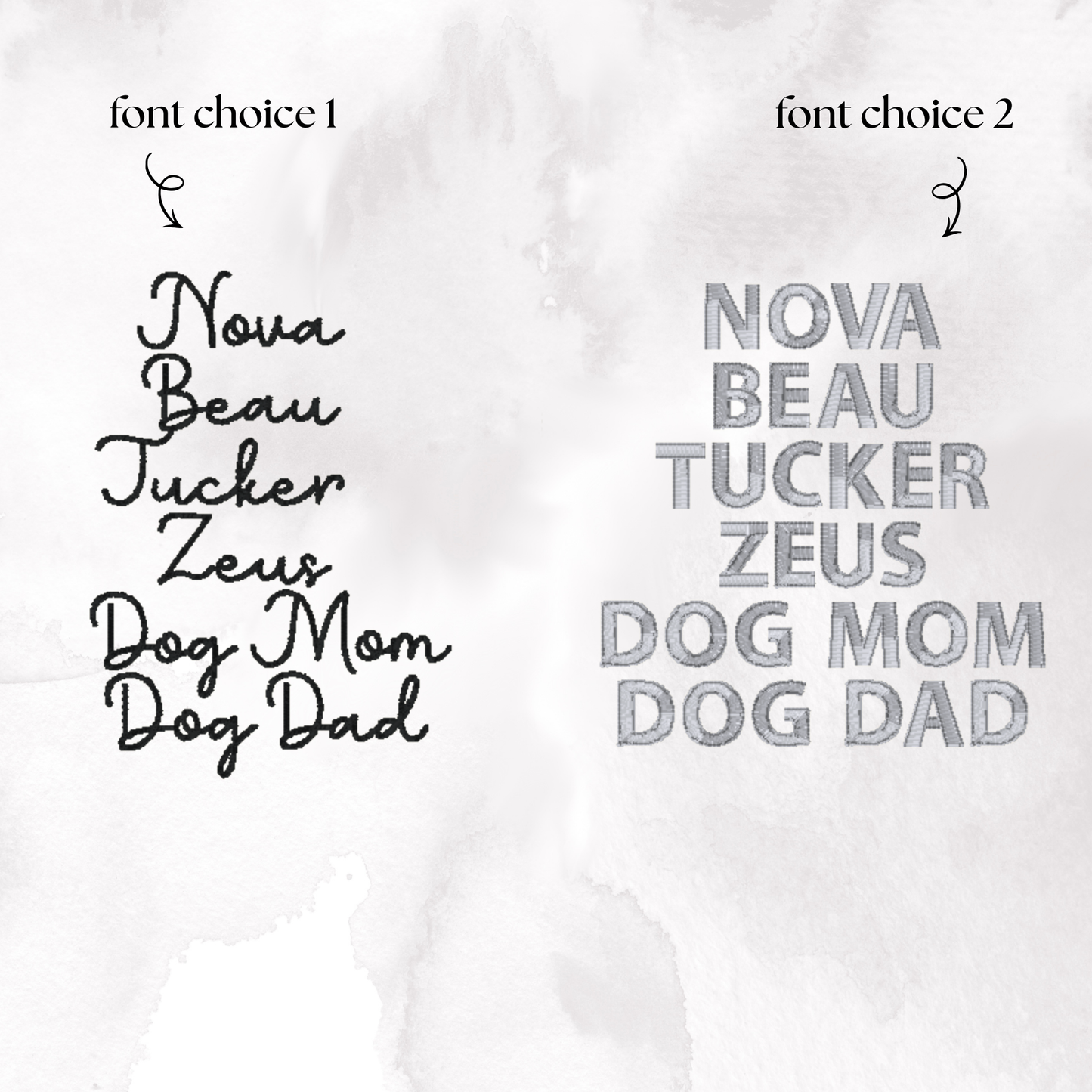 The Canine Collection: Choose Your Dog Breed Embroidered Sweater (3 styles & over 40 Breeds To Choose From)