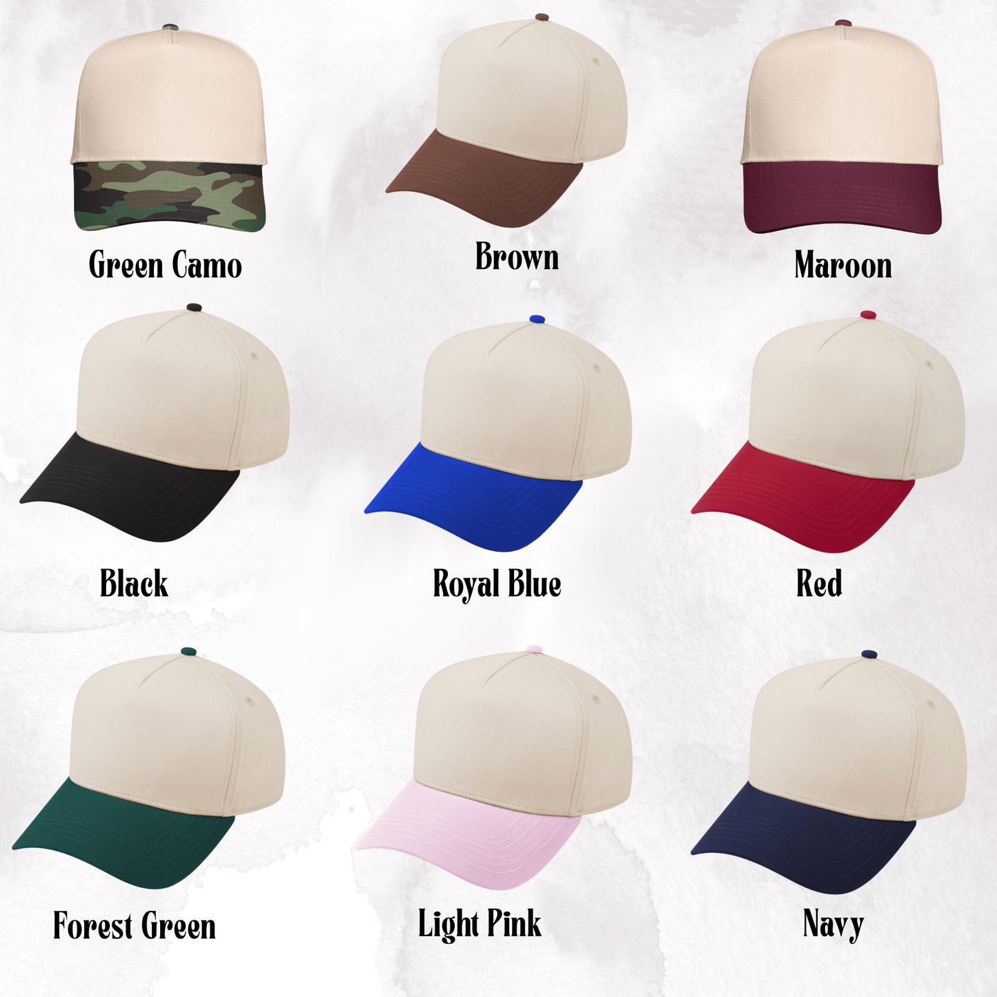 Howdy Upside Down Embroidered Trucker Hat (9 Hat Colours & Custom Thread Options)